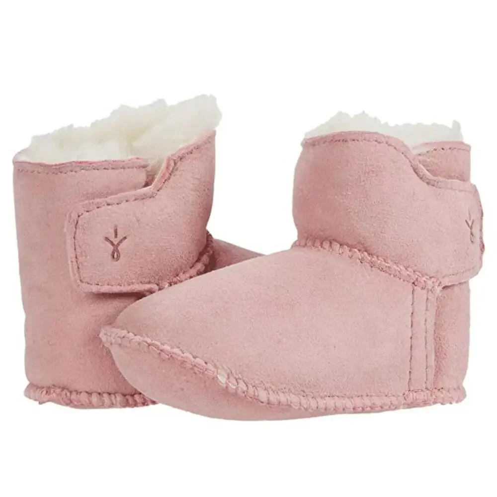 EMU Australia Boots Toddler 0-6 Months Pink Shearling Lined Snow Bootie NLW375